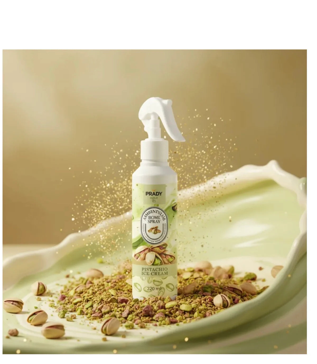 SPRAY AMBIANCE ET TISSU PISTACHIO ICE CREAM 250ML- PRADY