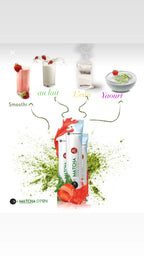 Lot de Thé détox Matcha Premium à la fraise