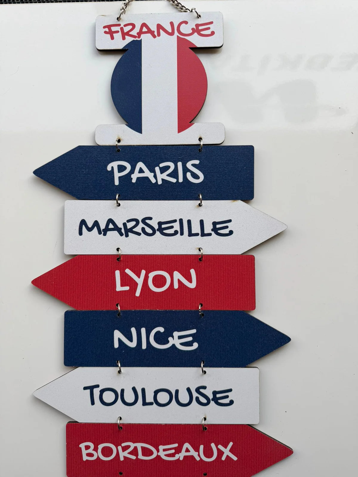 Panneau Directionnel Déco – Maroc 🇲🇦 , France 🇫🇷, Tunisie 🇹🇳
